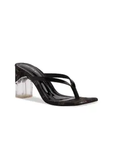 ERIDANI Antonia Transparent Block Heels