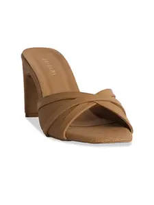 ERIDANI Textured Block Heels