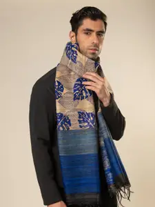 AESHAANE Men Printed Silk Scarves