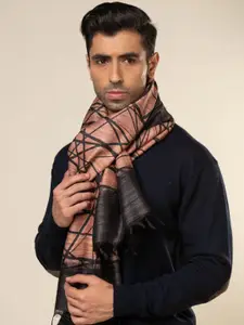 AESHAANE Men Printed Silk Scarves