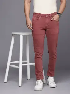 Louis Philippe Jeans Men Smart Slim Fit Low-Rise Stretchable Jeans