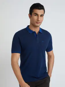 Raymond Pure Cotton Modern Fit Polo Collar T-shirt