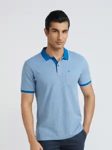 Raymond Pure Cotton Modern Fit Polo Collar T-shirt