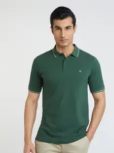 Raymond Pure Cotton Modern Fit Polo Collar T-shirt