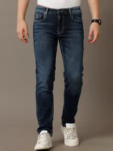 Double Two Men Lean Slim Fit Light Fade Mid-Rise Jeans