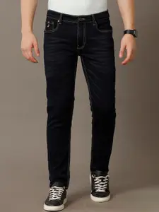 Double Two Men Lean Slim Fit Clean Look Mid-Rise Jeans