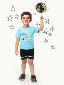 Toonyport Boys Printed T-shirt with Shorts