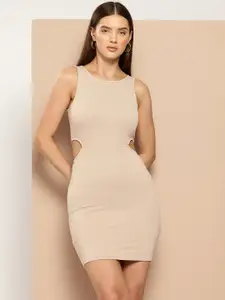 Chemistry Women Bodycon Solid Mini Dress