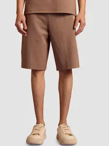 Muvazo Men Mid-Rise Cotton Shorts