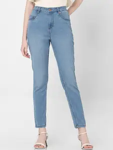 Vero Moda Women Skinny Fit High-Rise Clean Look Light Fade Stretchable Jeans