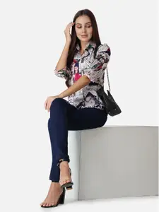 SCORPIUS Classic Typography Printed Casual Shirt