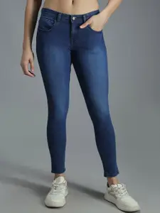 High Star Women High-Rise Clean Look Light Fade Stretchable Jeans