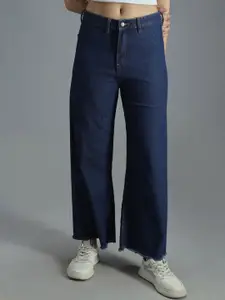 High Star Women 90's Straight High-Rise Cotton Jeans