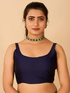 flaher Satin Readymade Saree Blouse