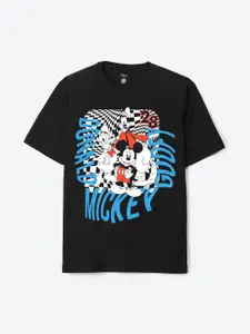 YK Disney Boys Printed Pure Cotton Round Neck T-shirt