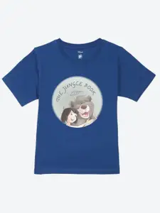 YK Disney Boys The Jungle Book Printed Pure Cotton T-shirt