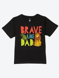 YK Disney Boys Lion King Printed Pure Cotton Casual T-shirt