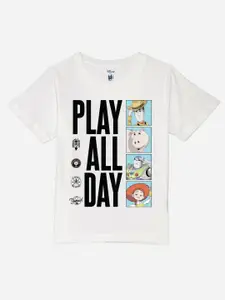 YK Disney Boys Toy Story Printed Pure Cotton Casual T-shirt