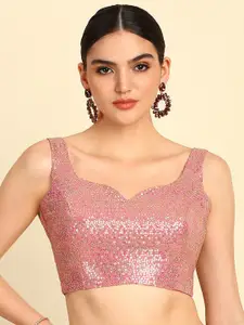 Soch Embellished Sequinned Readymade Saree Blouse