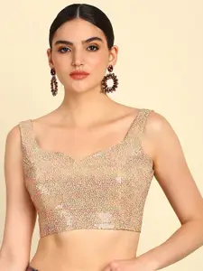 Soch Embellished Sequinned Saree Blouse