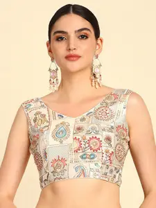Soch Embroidered Sequinned Saree Blouse