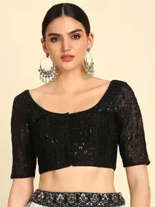 Soch Embellished Sequinned Readymade Saree Blouse