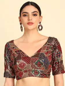 Soch Embellished Sequinned Saree Blouse