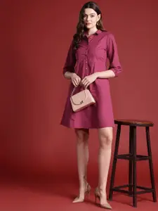 all about you Pure Cotton A-Line Dress