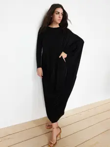Trendyol Batwing Sleeve A-Line Dress