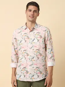 Allen Solly Slim Fit Floral Opaque Printed Casual Shirt