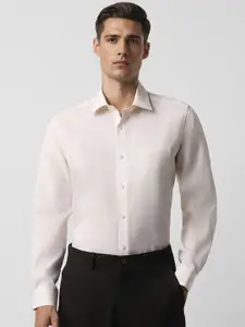 Van Heusen Spread Collar Long Sleeves Opaque Formal Shirt