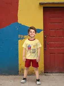 Toonyport Boys Printed T-shirt with Shorts