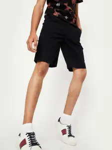 max Boys Mid-Rise Pure Cotton Cargo Shorts