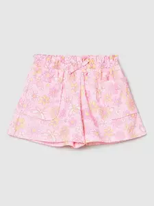 max Girls Floral Printed Shorts