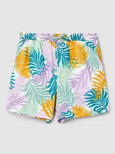 max Girls Tropical Printed Shorts