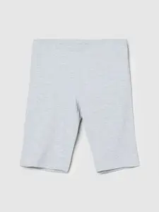 max Girls Mid-Rise Pure Cotton Shorts