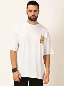 Thomas Scott Graphic Printed Bio Finish Pure Cotton Oversized T-shirt