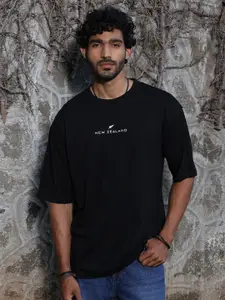 Thomas Scott Graphic Printed Bio Finish Pure Cotton Oversized T-shirt