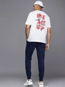 HRX by Hrithik Roshan Men Typography Printed Bio Finish Oversized T-shirt