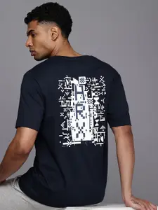 HRX by Hrithik Roshan Men Graphic Printed Bio Finish Oversized T-shirt