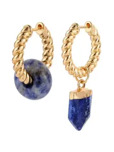 Dorada Jewellery Gold-Plated Contemporary Hoop Earrings