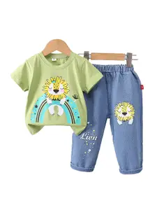 StyleCast x Revolte Boys Printed T-shirt With Trousers