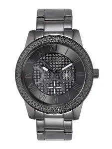 GUESS Men Dial & Stainless Steel Bracelet Style Straps Analogue Watch U1395G2M