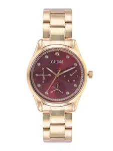 GUESS Women Bracelet Style Straps Analogue Multi Function Watch GW0659L5