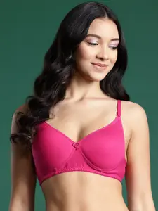 DressBerry Solid Full Coverage Lightly Padded Push-Up Bra