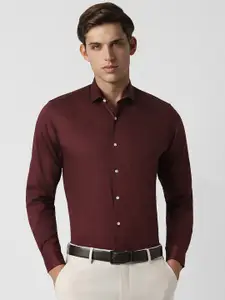 Peter England Spread Collar Cotton Formal Shirt