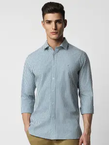 Van Heusen Sport Slim Fit Striped Casual Shirt