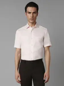Louis Philippe Spread Collar Pure Cotton Formal Shirt