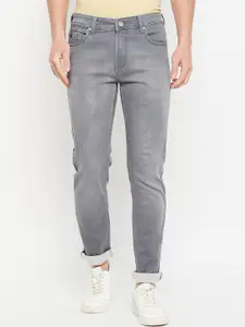 Duke Men Slim Fit Heavy Fade Clean Look Cotton Stretchable Stretchable Jeans