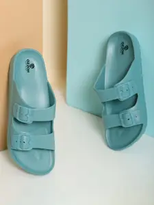 OZZOH Men Rubber Sliders